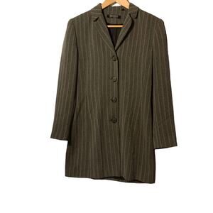 Tahari Womens Gray Suit Blazer SZ 4